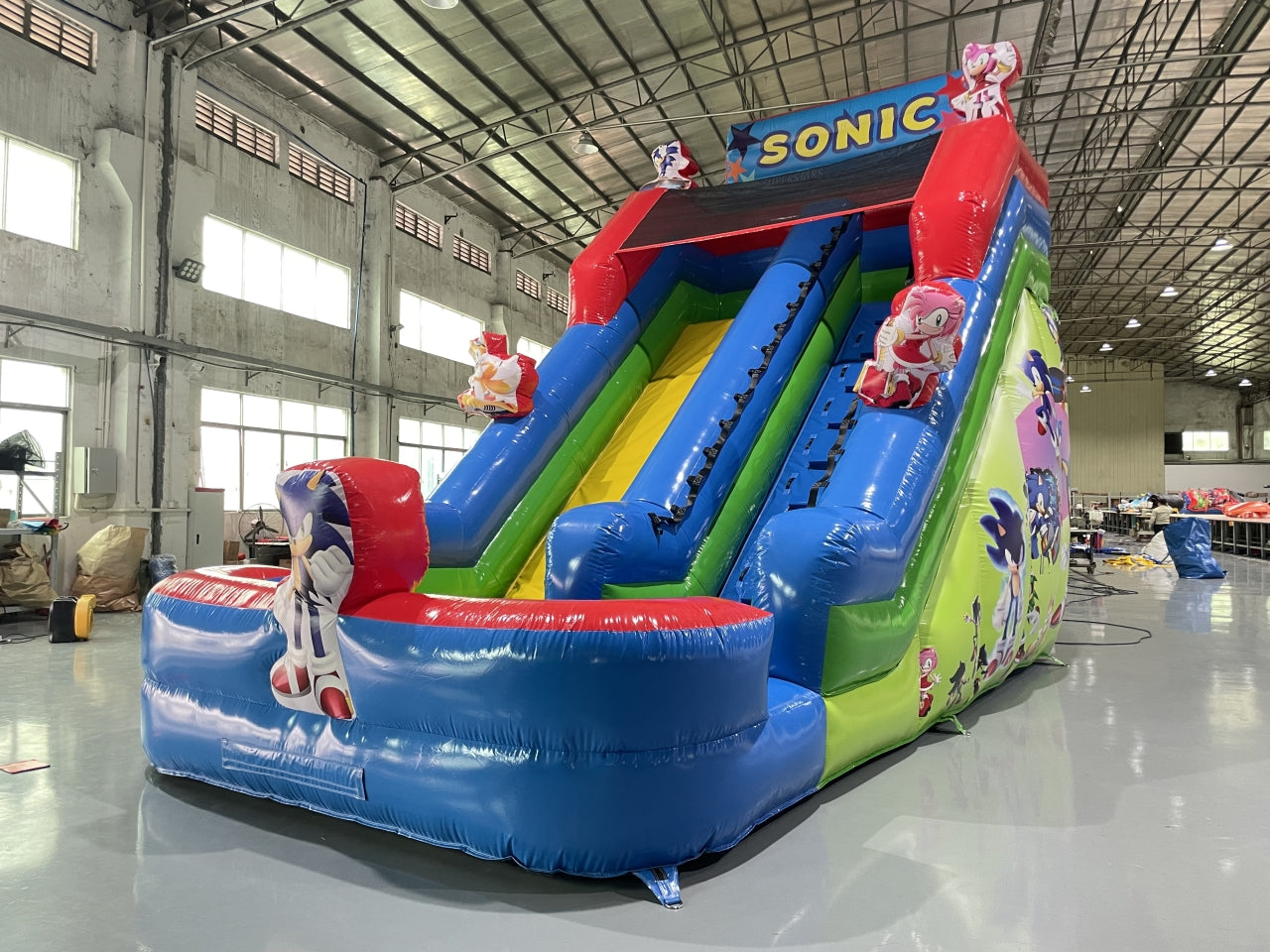 Tobogán Inflable Temático Sonic