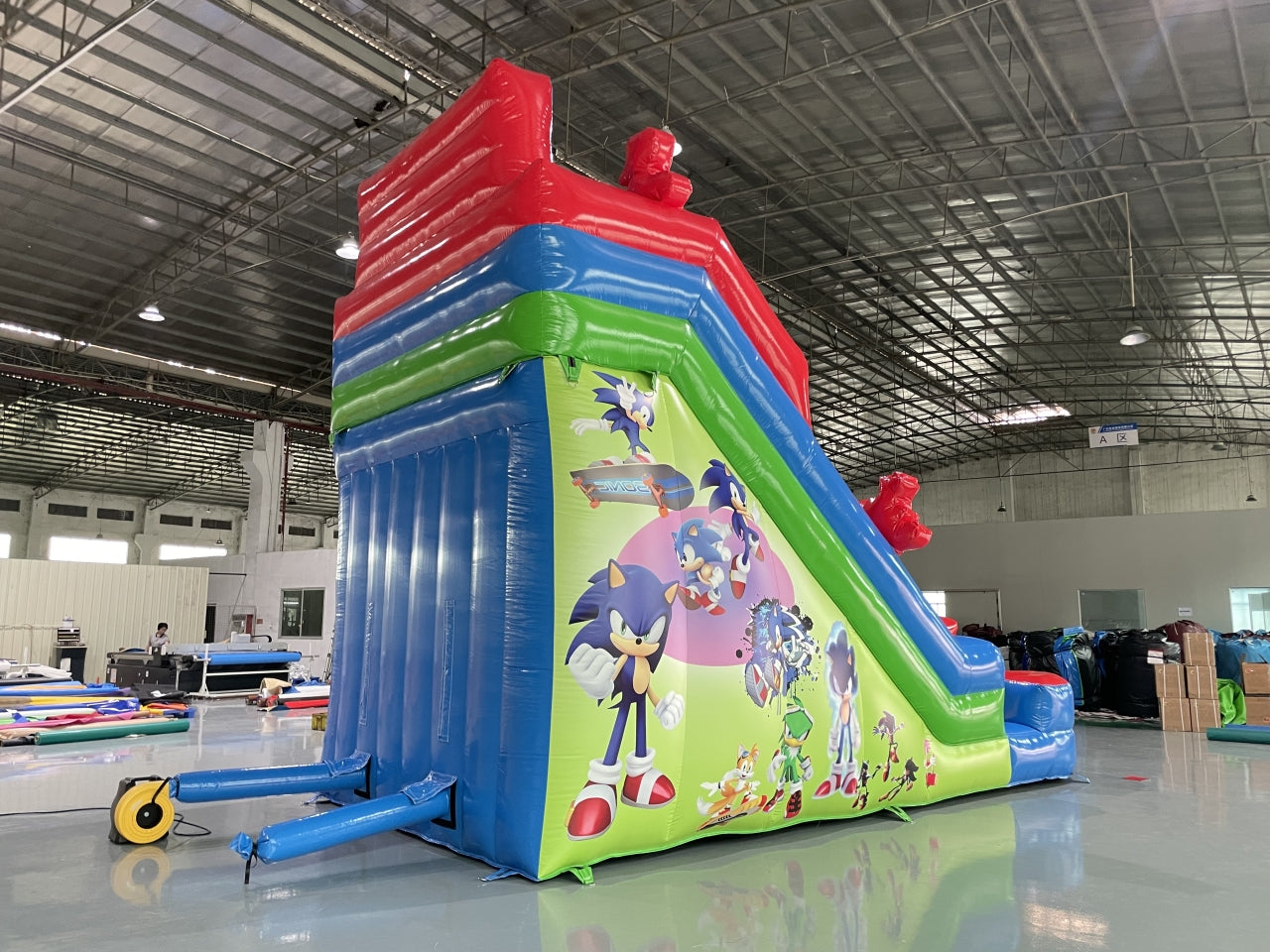 Tobogán Inflable Temático Sonic