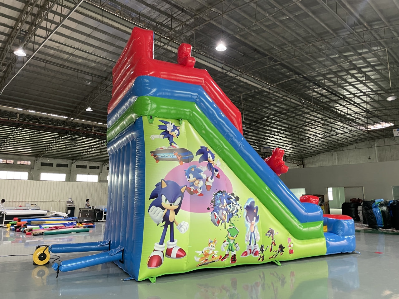 Tobogán Inflable Temático Sonic