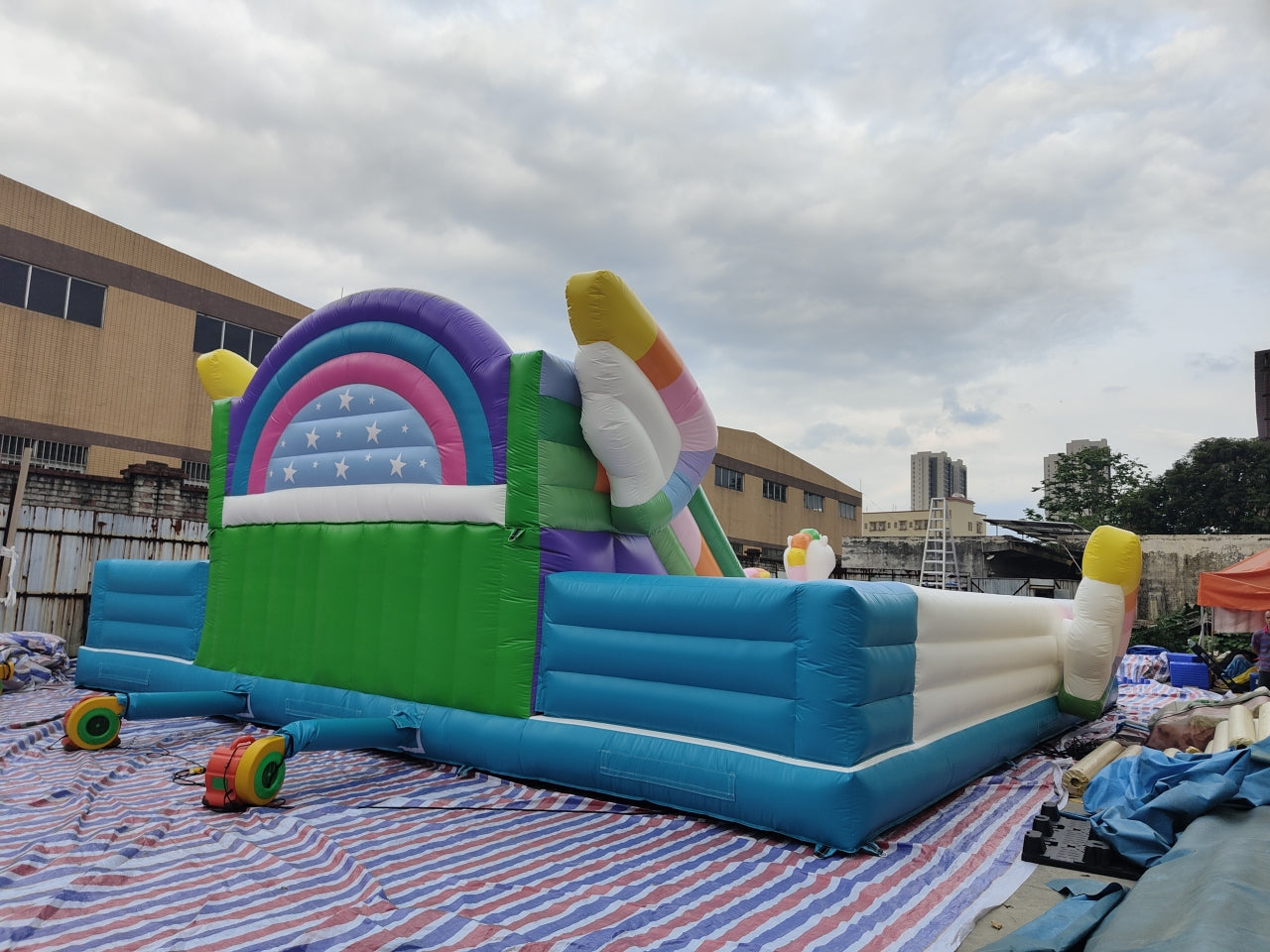 Parque Inflable Temático Caballos
