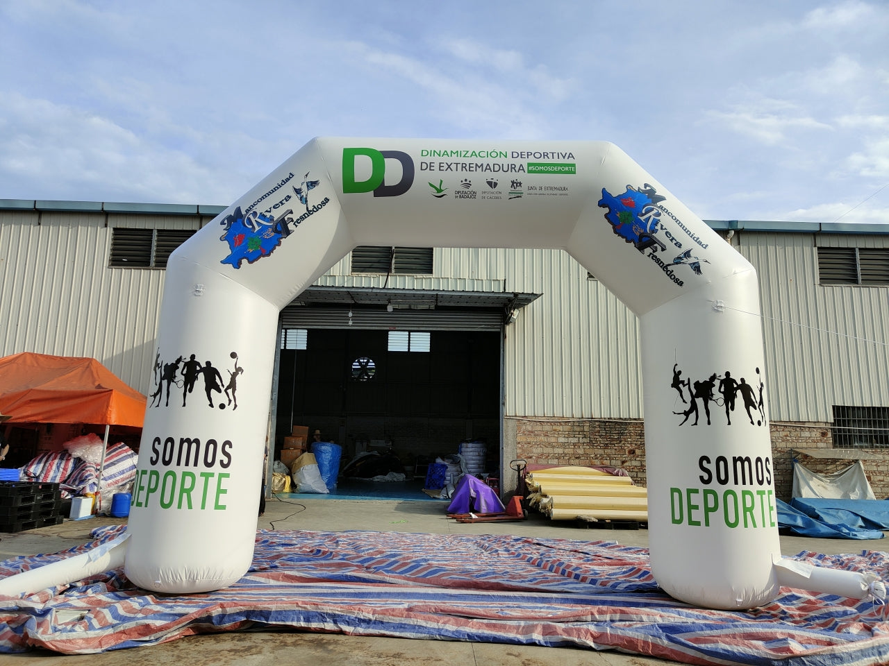 Arco De Meta Inflable Personalizado 4m De Interior