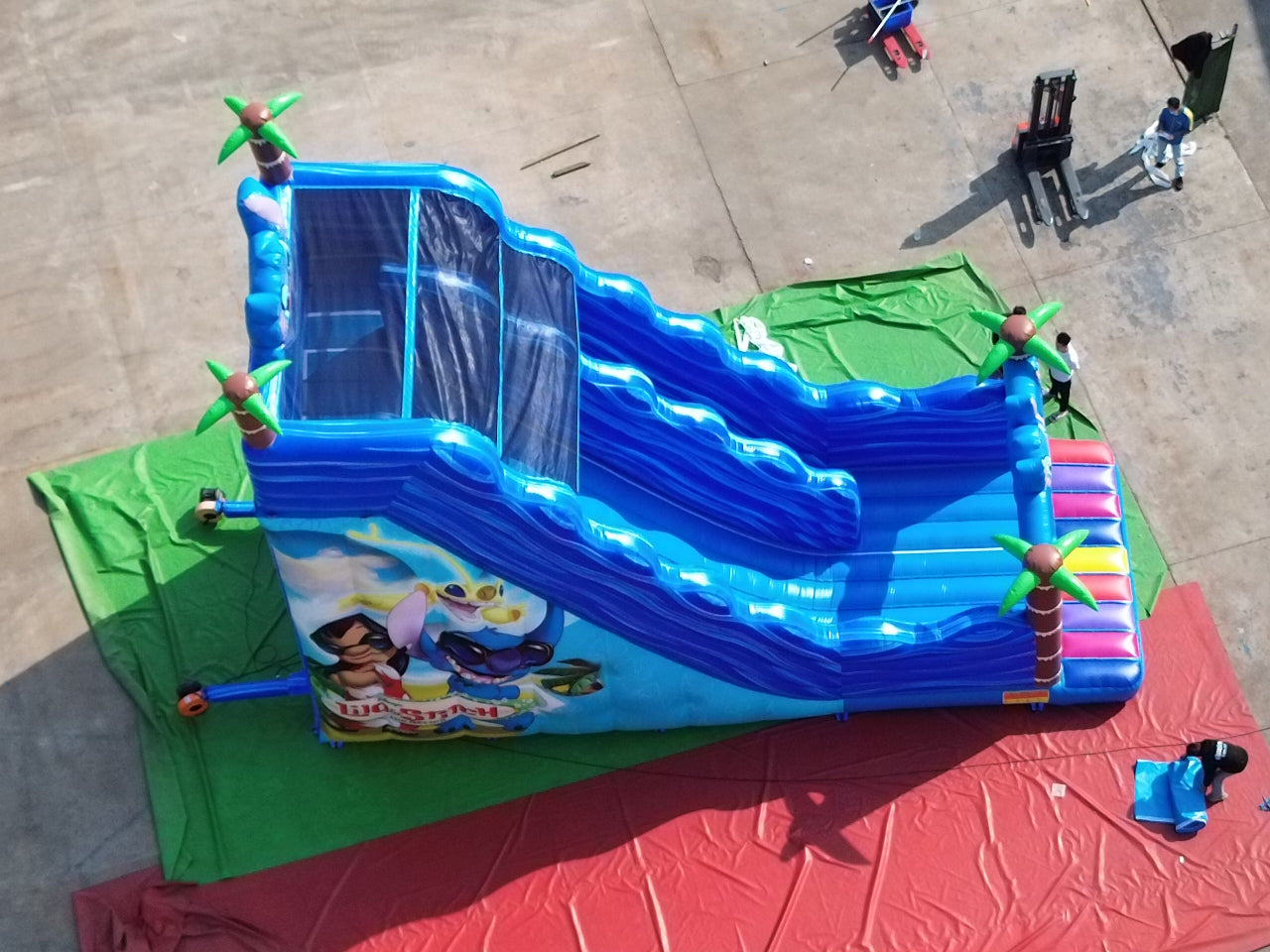 Tobogán Inflable Temático Acuarios