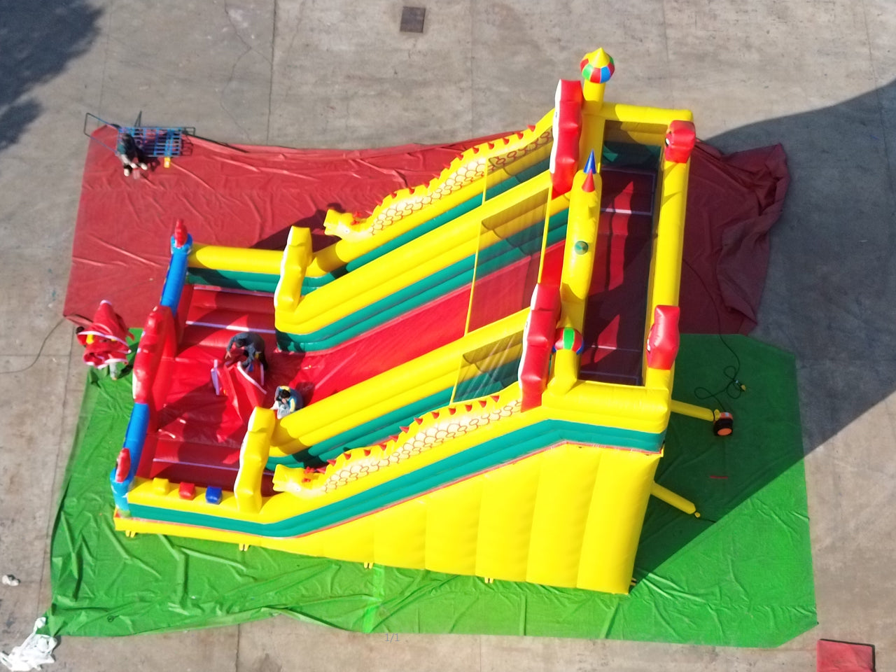 Tobogán Inflable Gigante Temático Conejo