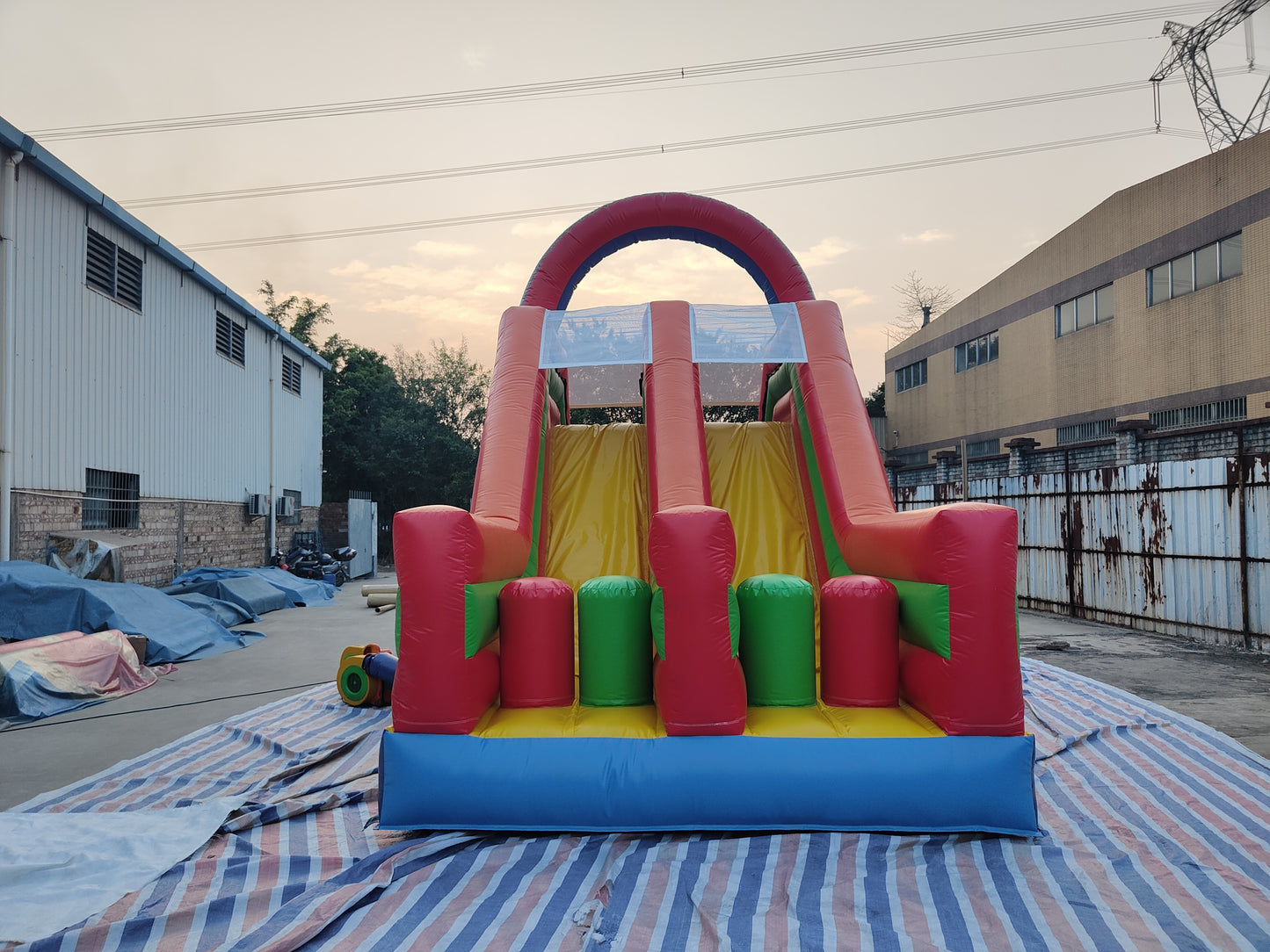 Candy Land Inflatable Obstacle Course