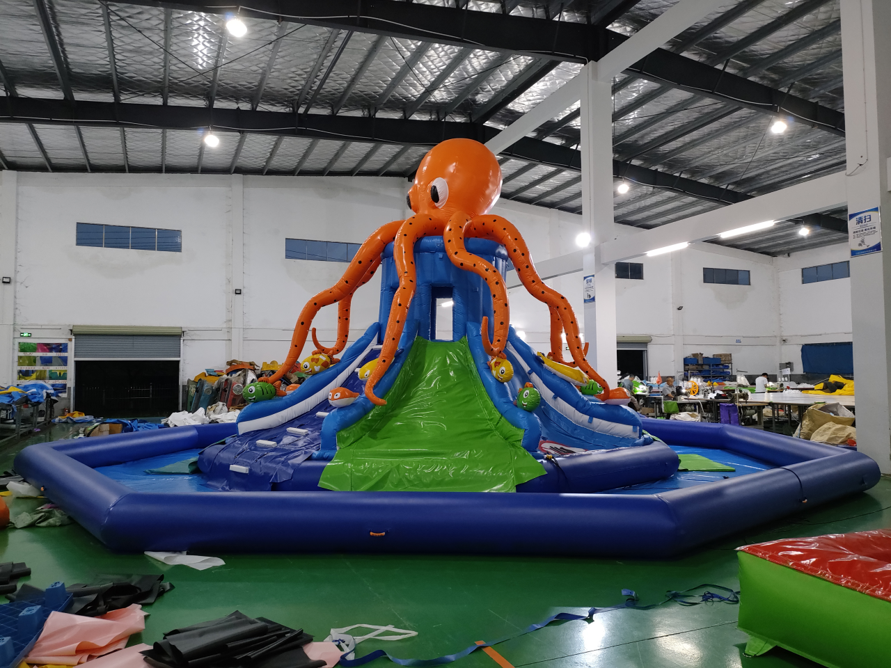 Parque Inflable Acuático Temático Pulpo