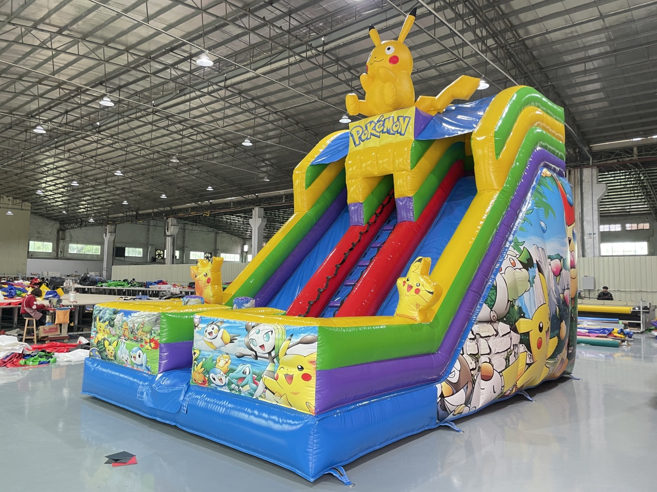 Tobogán Inflable Temático Pokemon
