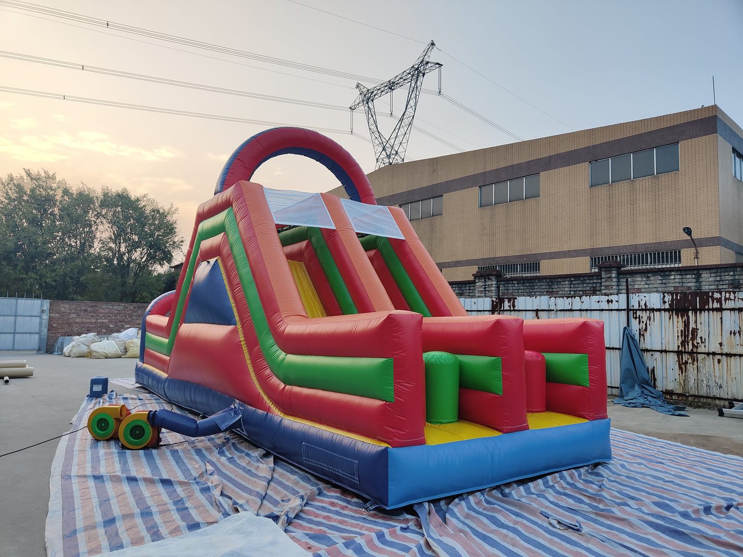Candy Land Inflatable Obstacle Course