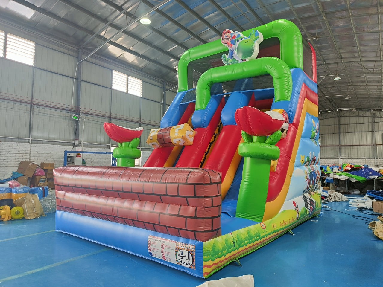 Tobogán Inflable Peque Temático Mario Bruss (Peque)
