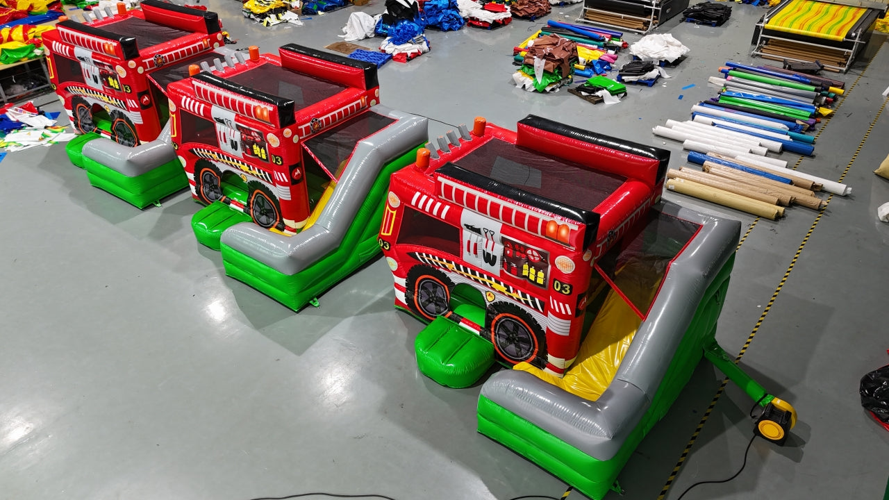 Camión De Bomberos Inflable Para Chile