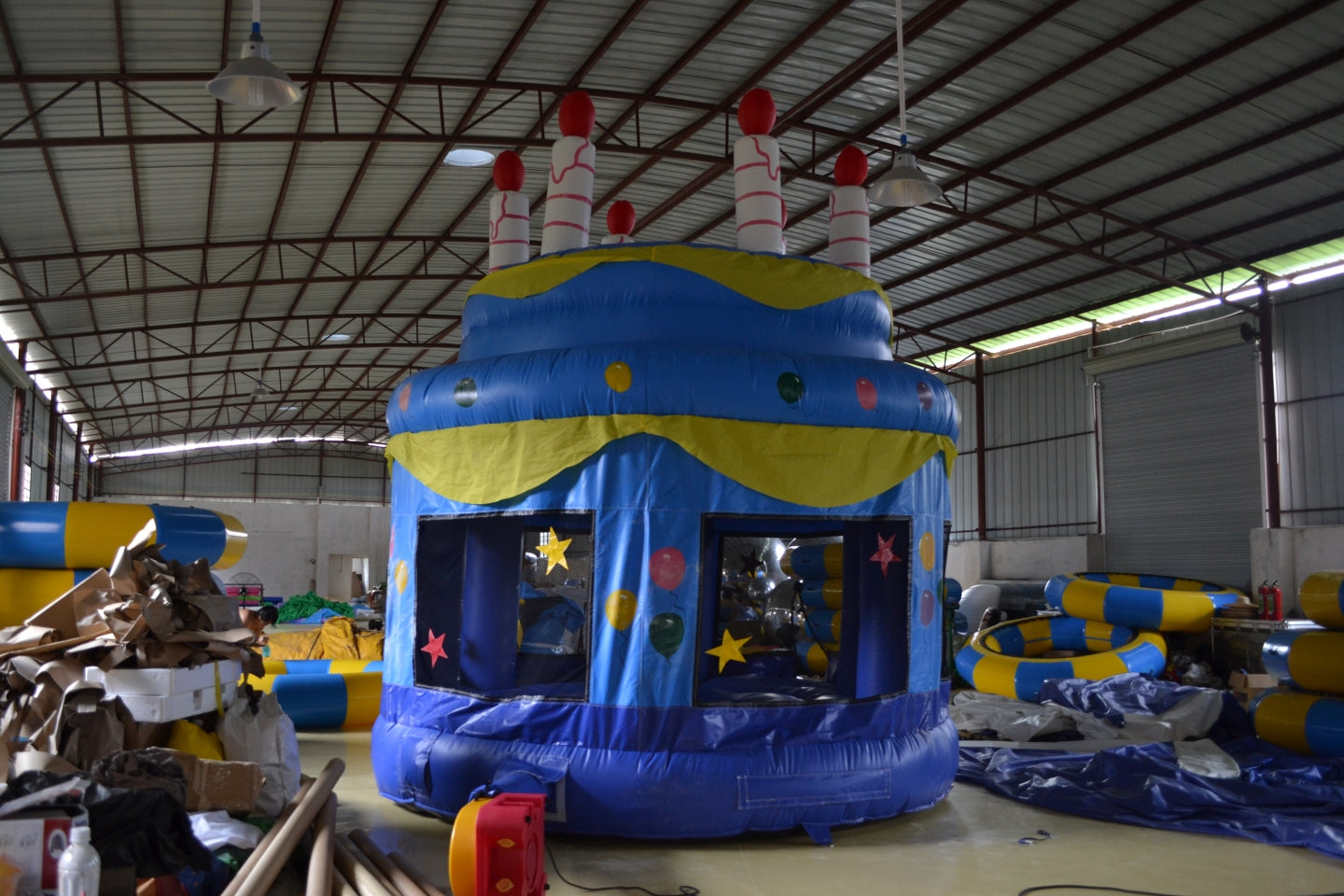Castillo Inflable Temático Tarta