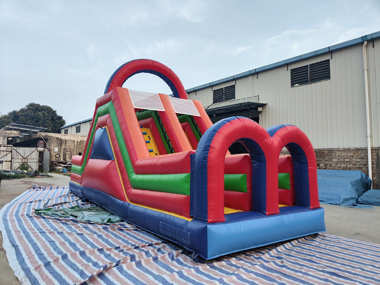 Candy Land Inflatable Obstacle Course