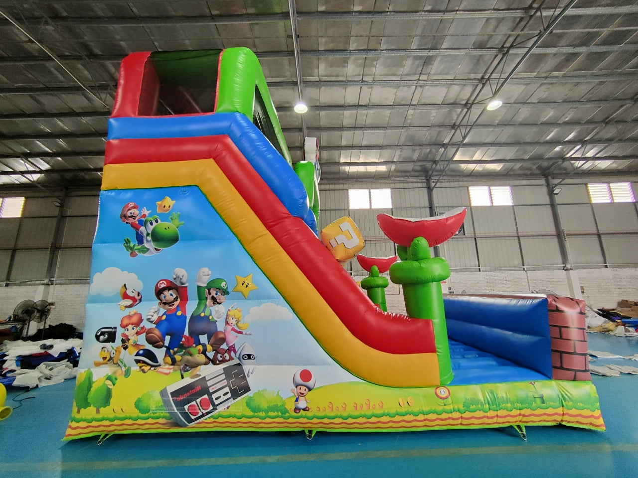 Tobogán Inflable Peque Temático Mario Bruss (Peque)