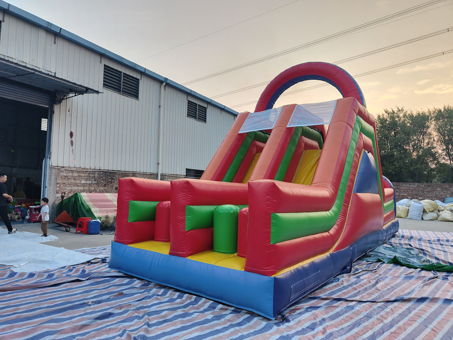 Candy Land Inflatable Obstacle Course