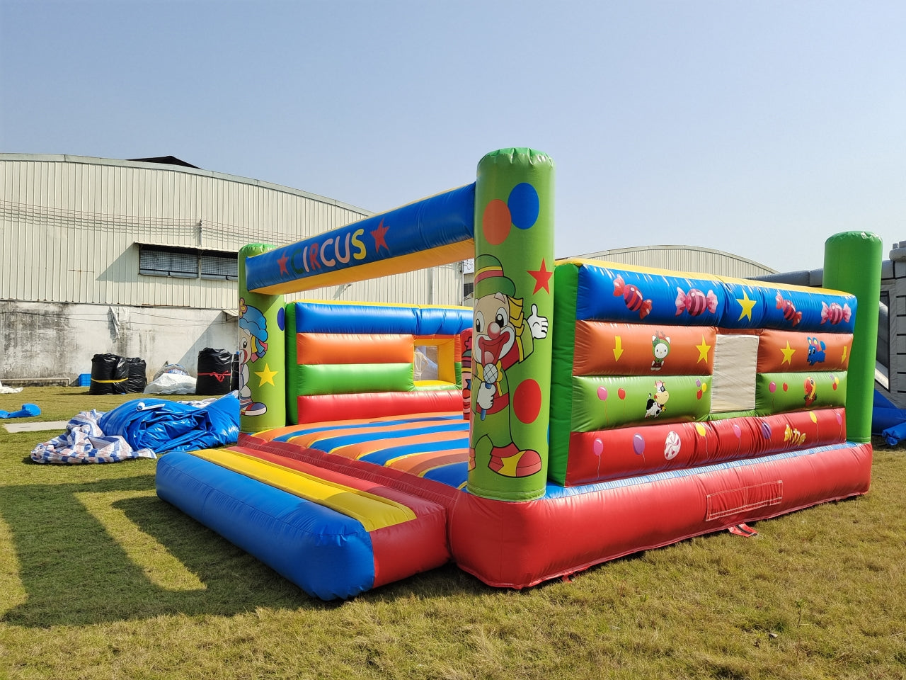 Castillo Inflable Temático Payaso