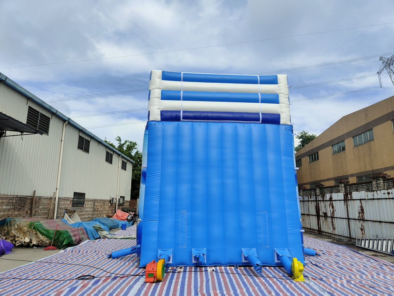 Tobogán Inflable Acuático Temático Acario
