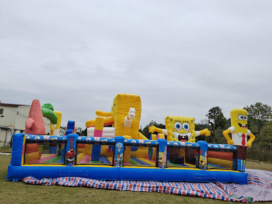 Inflatable Funcity Theme Park Sponge Bob 8m Dimension