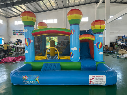 Inflatable Rainbow Combo Bouncer