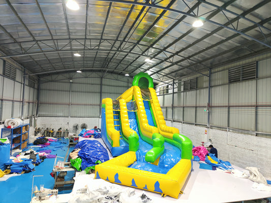 Curve Inflatable Water Slide