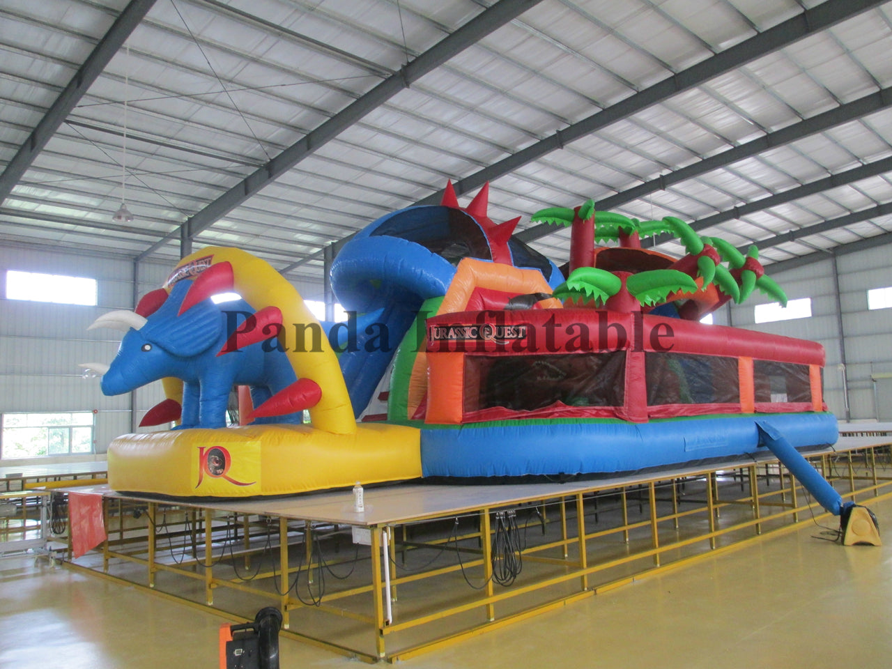 Inflatable Jurassic Quest Theme Park Funcity