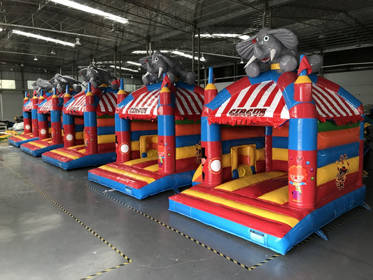 Castillo Inflable Personalizado Temático Circus