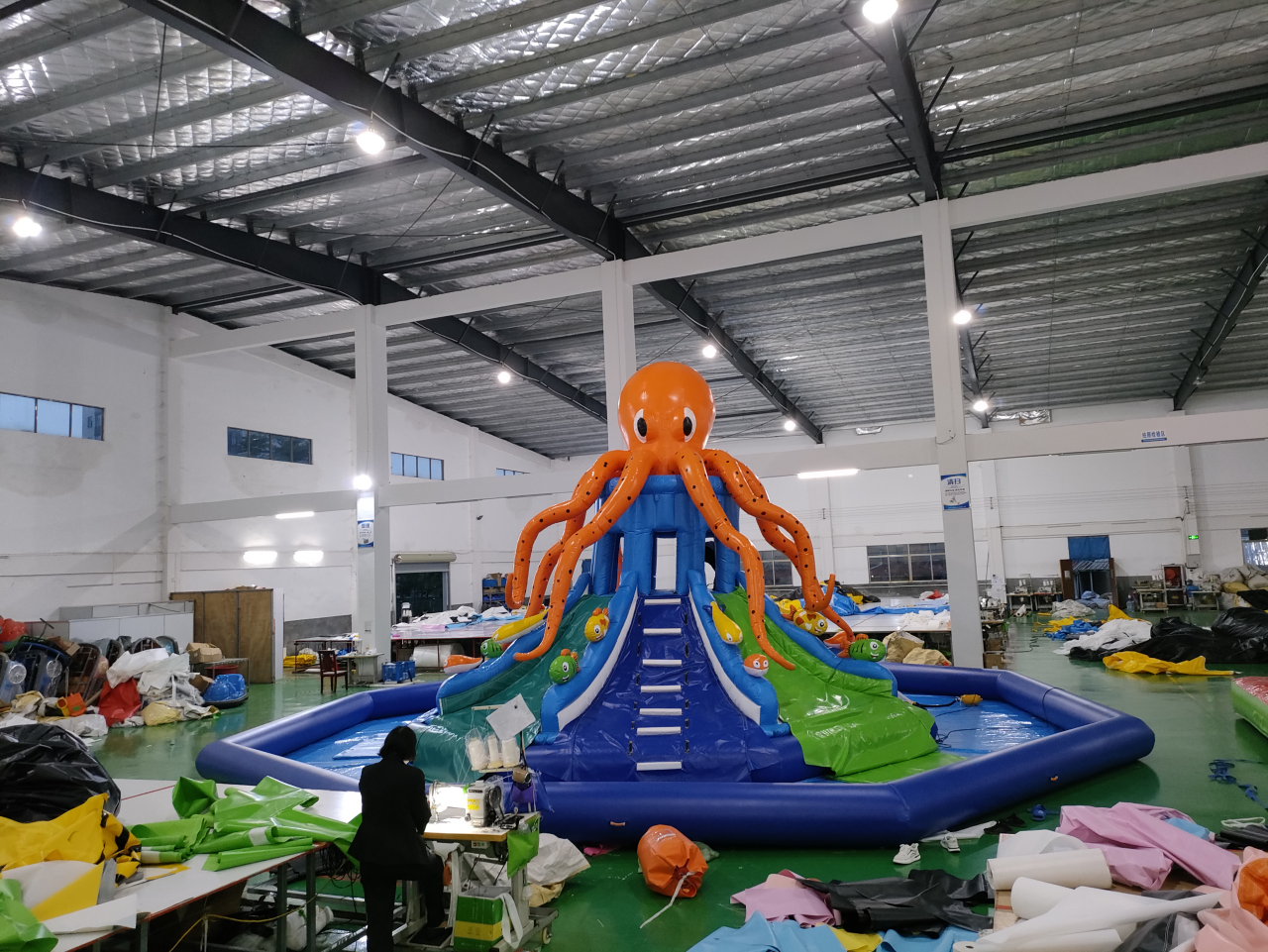 Parque Inflable Acuático Temático Pulpo