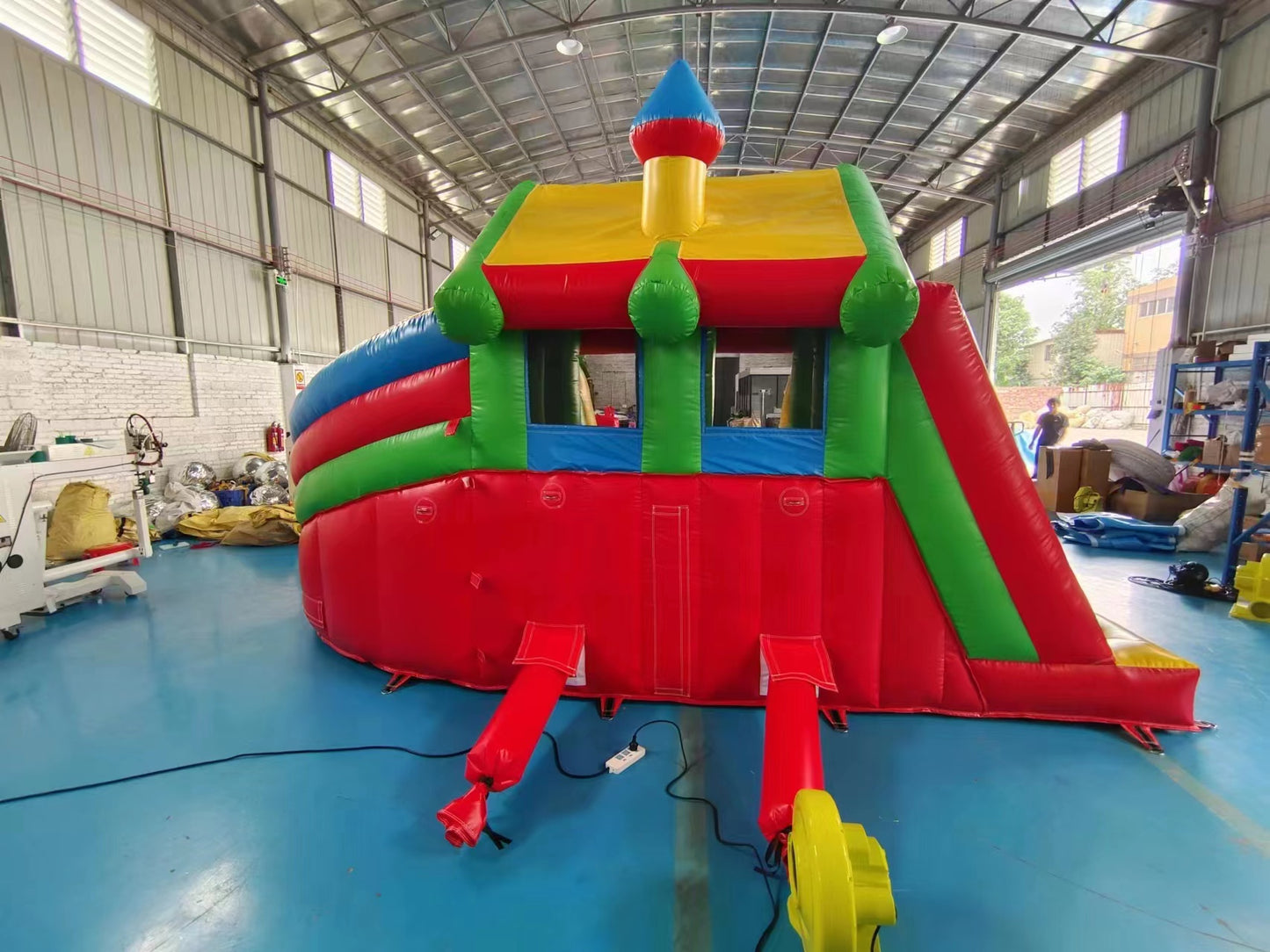 Inflatable Water Slides 3 Lanes