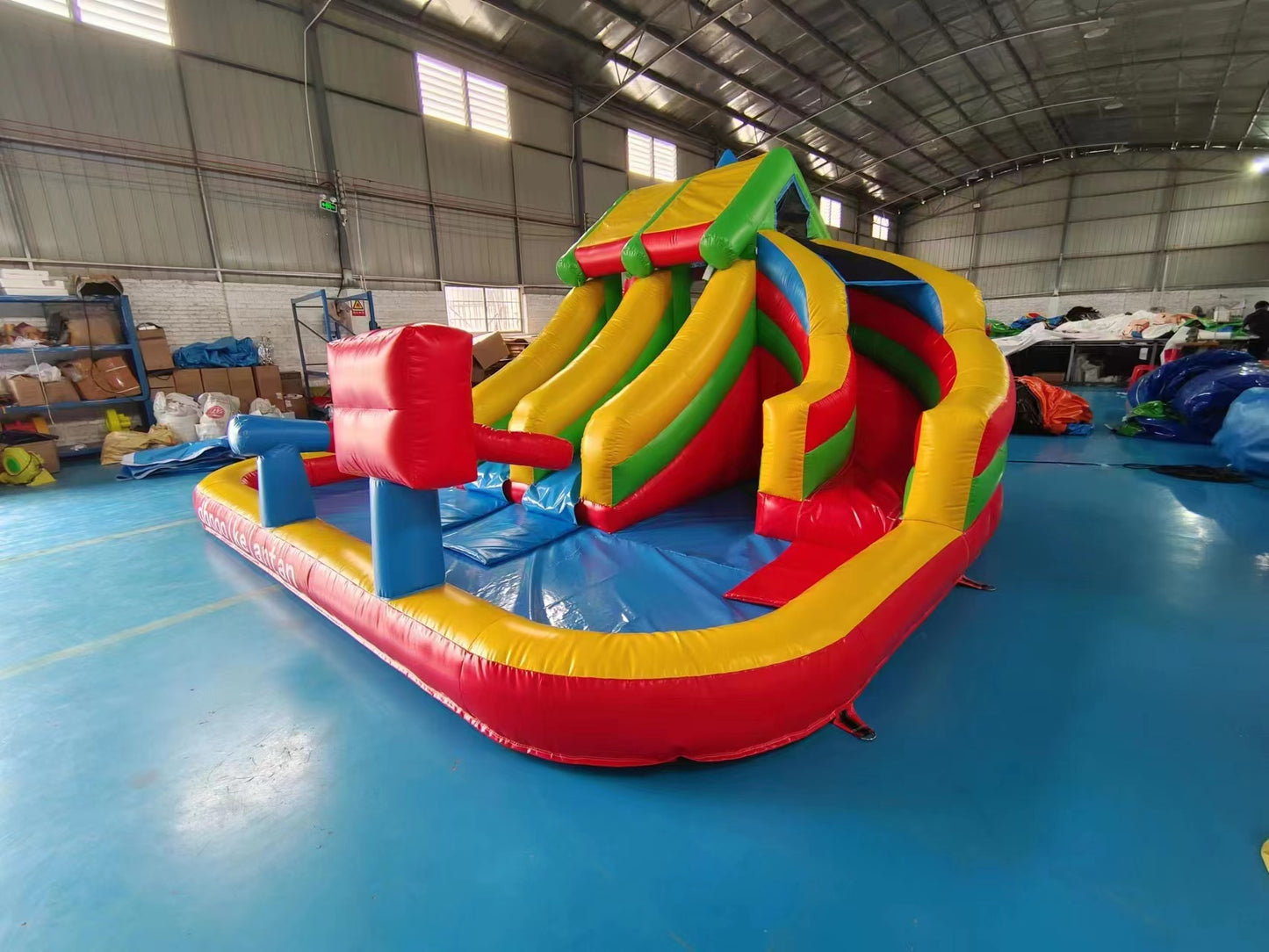 Inflatable Water Slides 3 Lanes