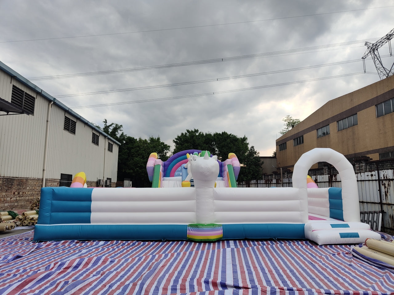 Parque Inflable Temático Caballos