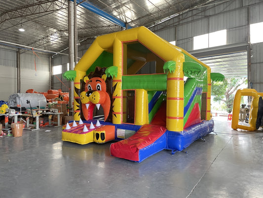 Castillo Inflable Personalizado Temático Tigre