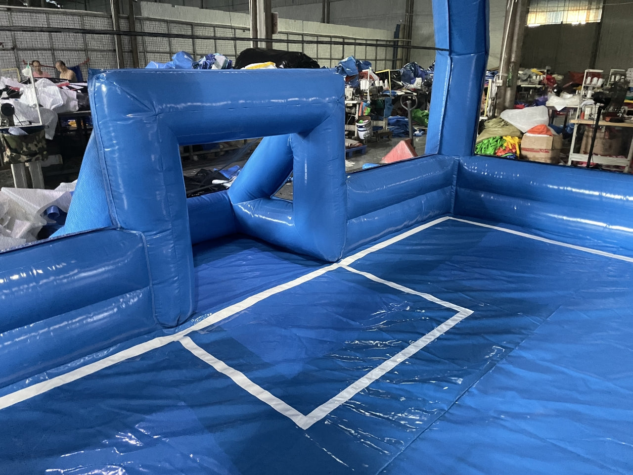 Cancha De Fútbol Inflable Con Techo