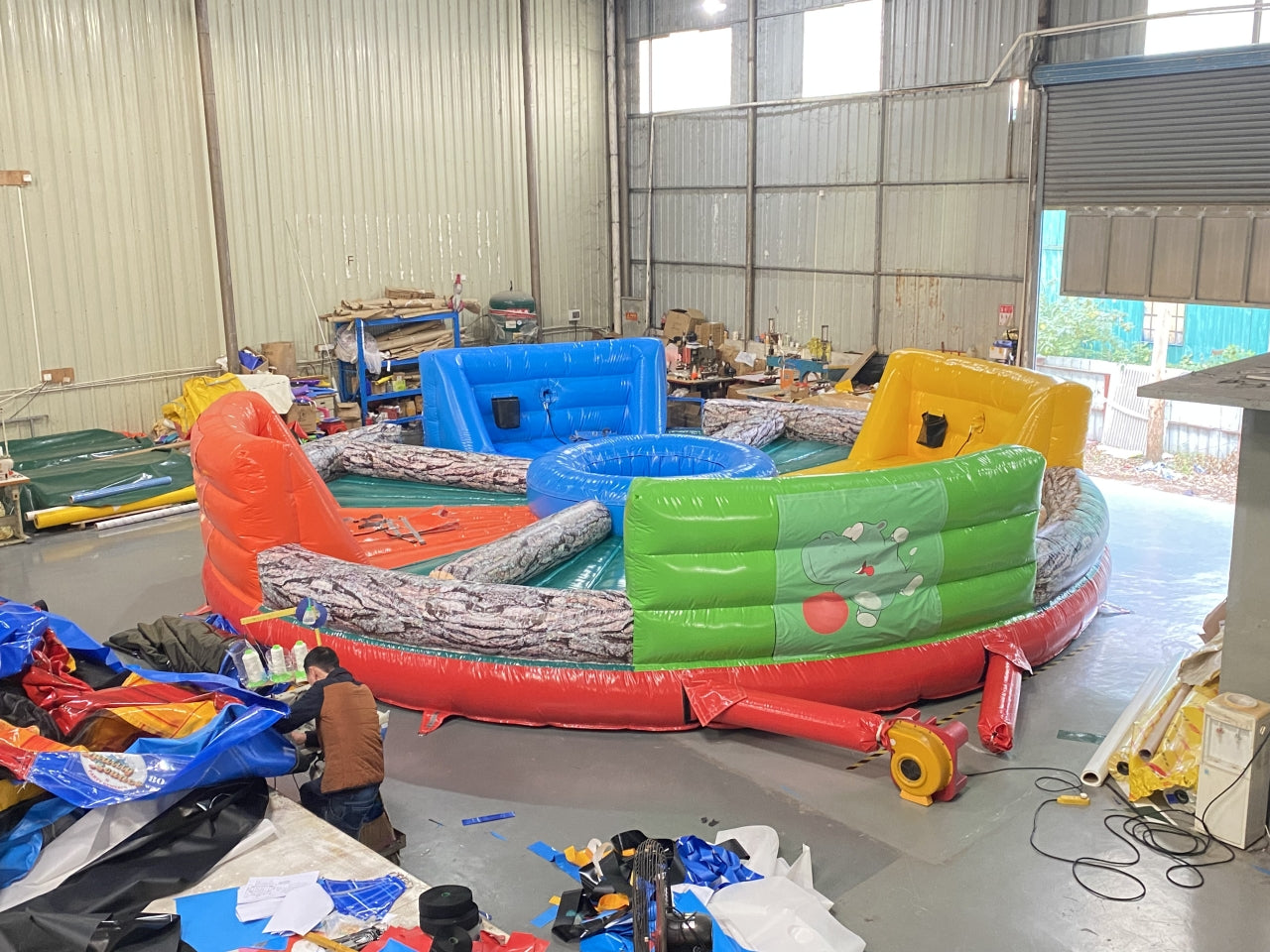 Juego Inflable De Tragabola Para Adultos