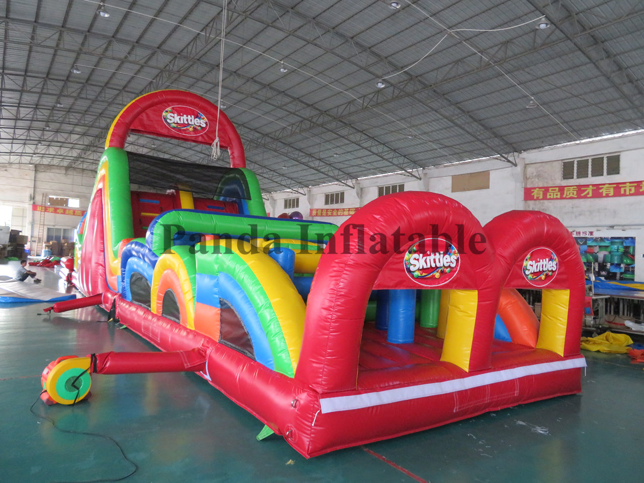 Inflatable Obstacle Course With Pool