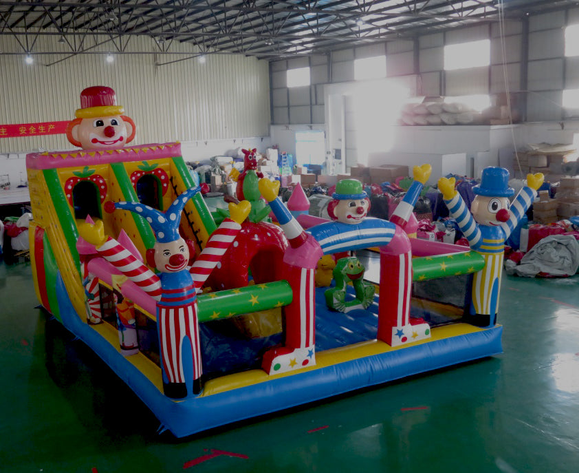 Inflatable Clown Funcity Slides