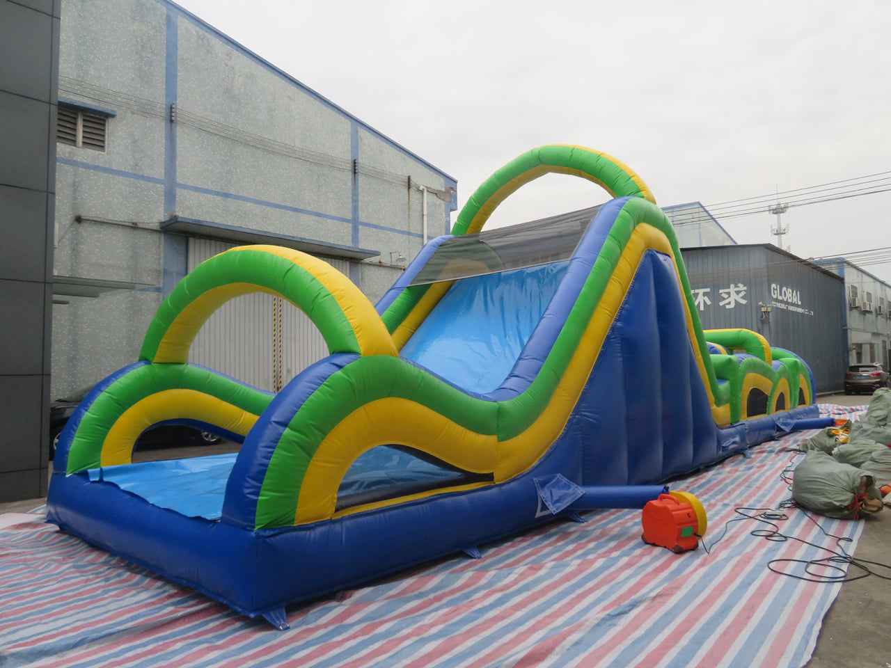 Inflatable Obstacle Course Jungle Run