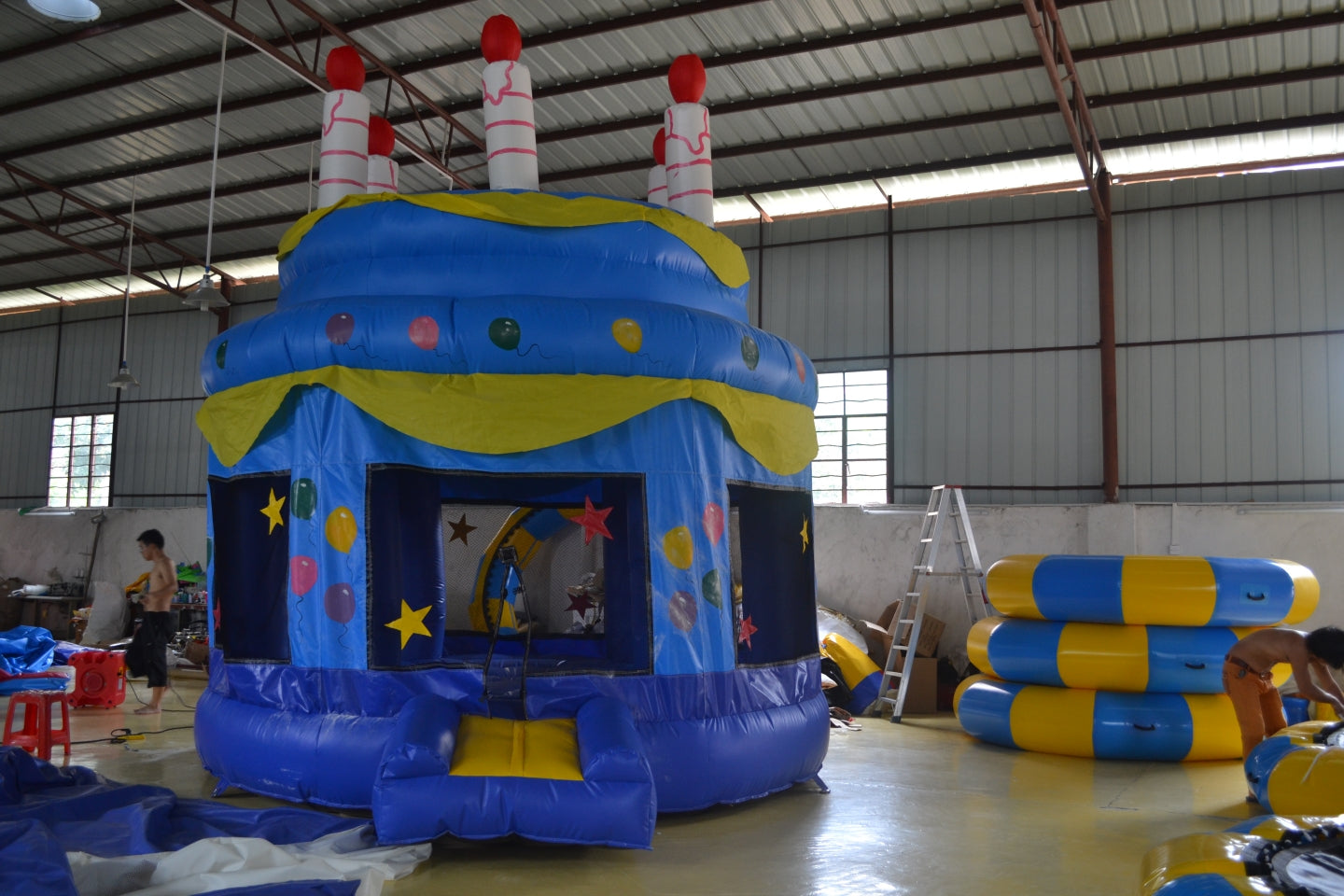 Castillo Inflable Temático Tarta