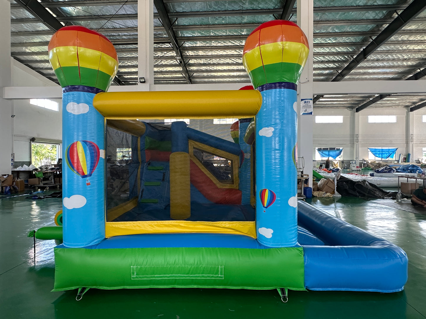 Inflatable Rainbow Combo Bouncer