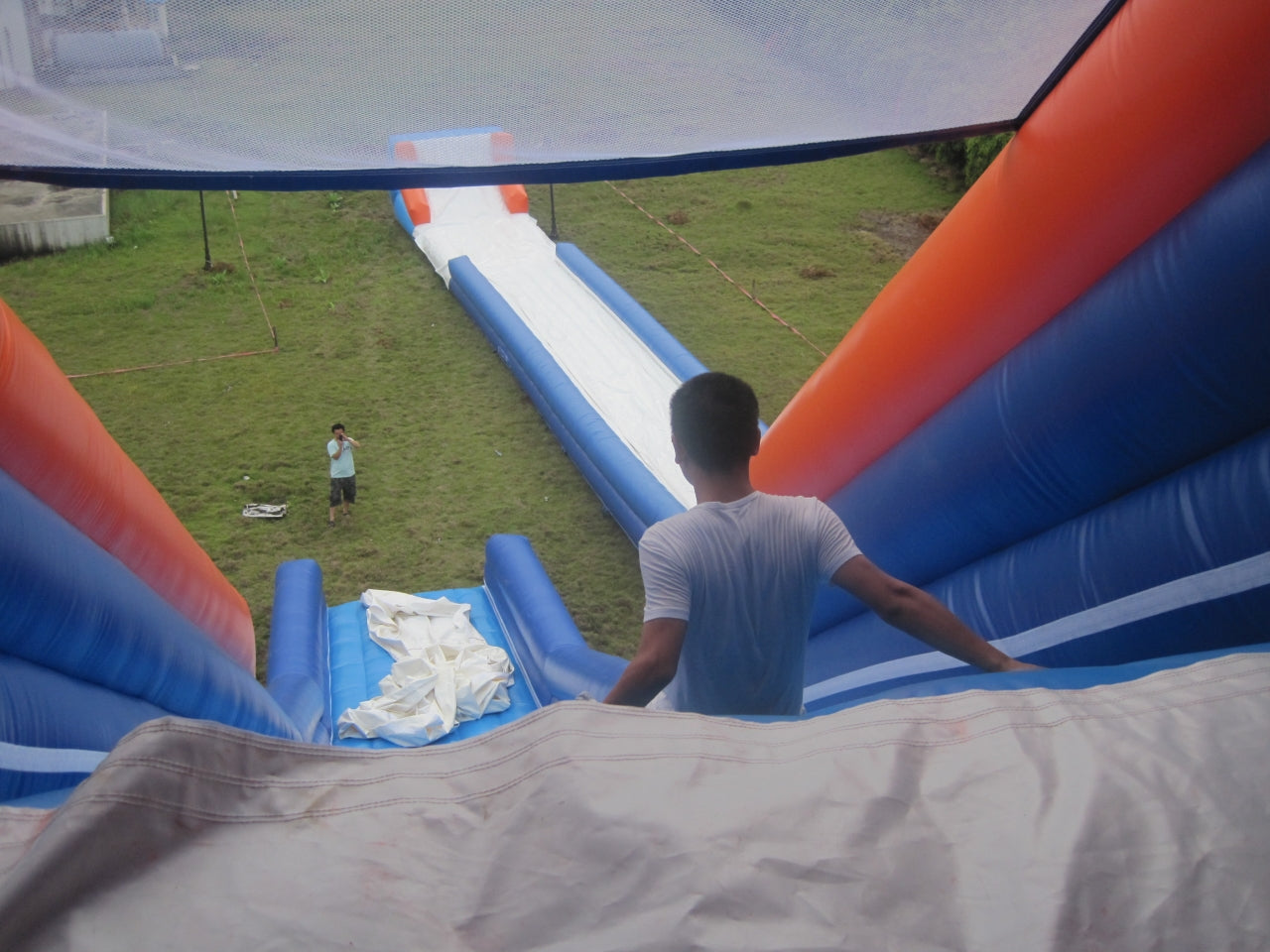 Tobogán Inflable Acuático Gigante Temático Hippo