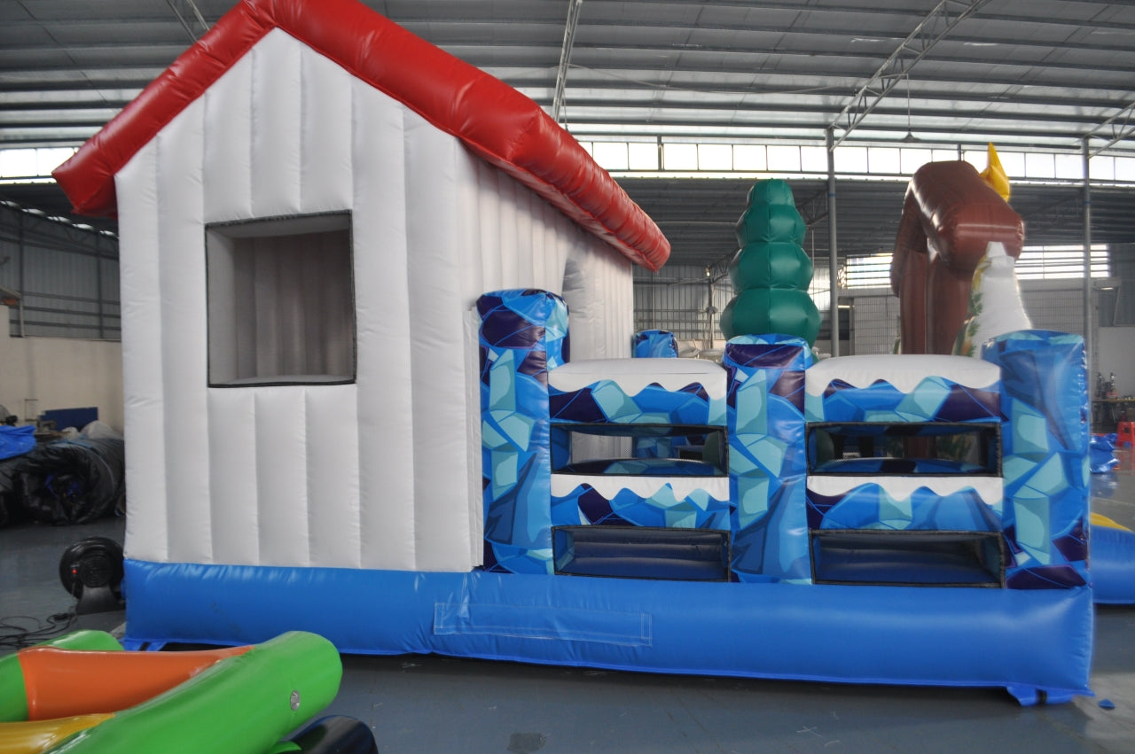 Castillo Inflable Temático Navidad