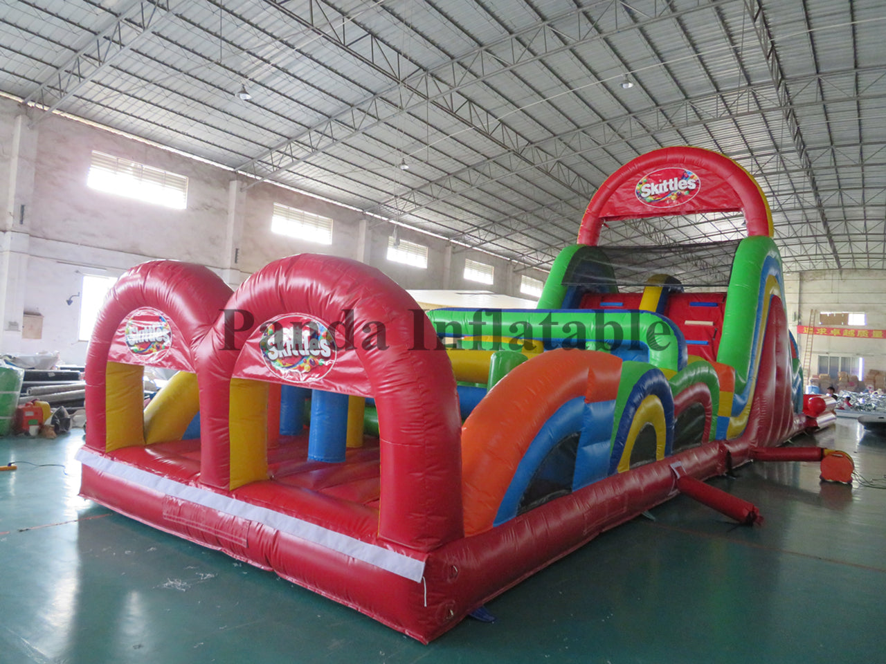 Inflatable Obstacle Course With Pool