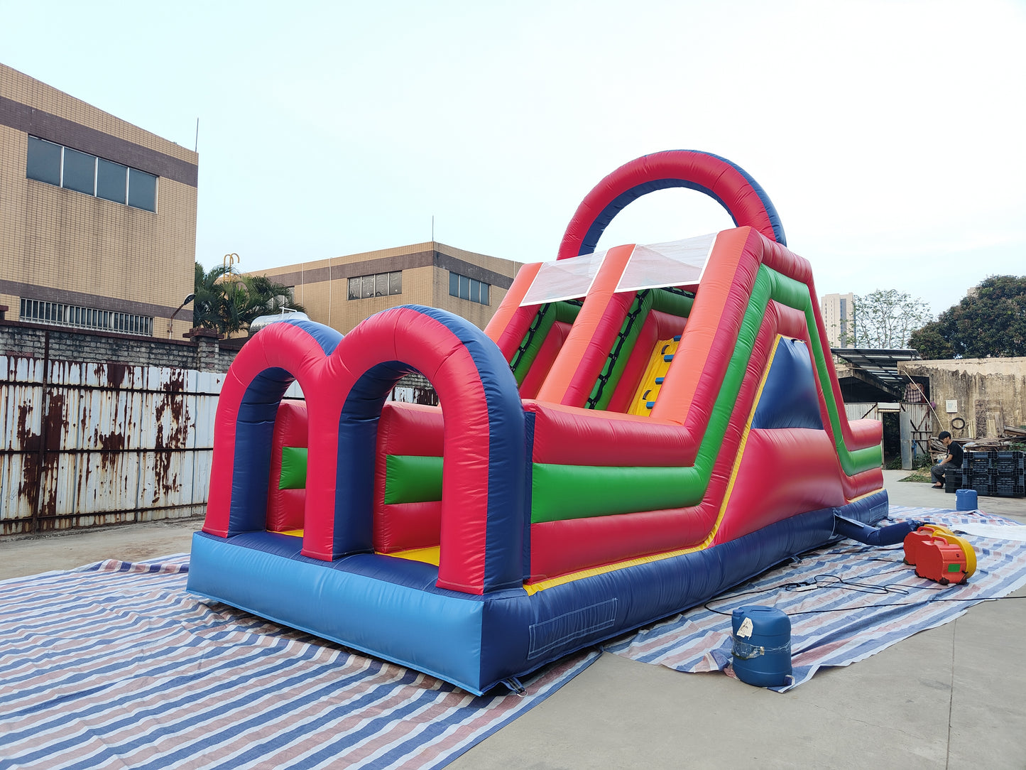 Candy Land Inflatable Obstacle Course