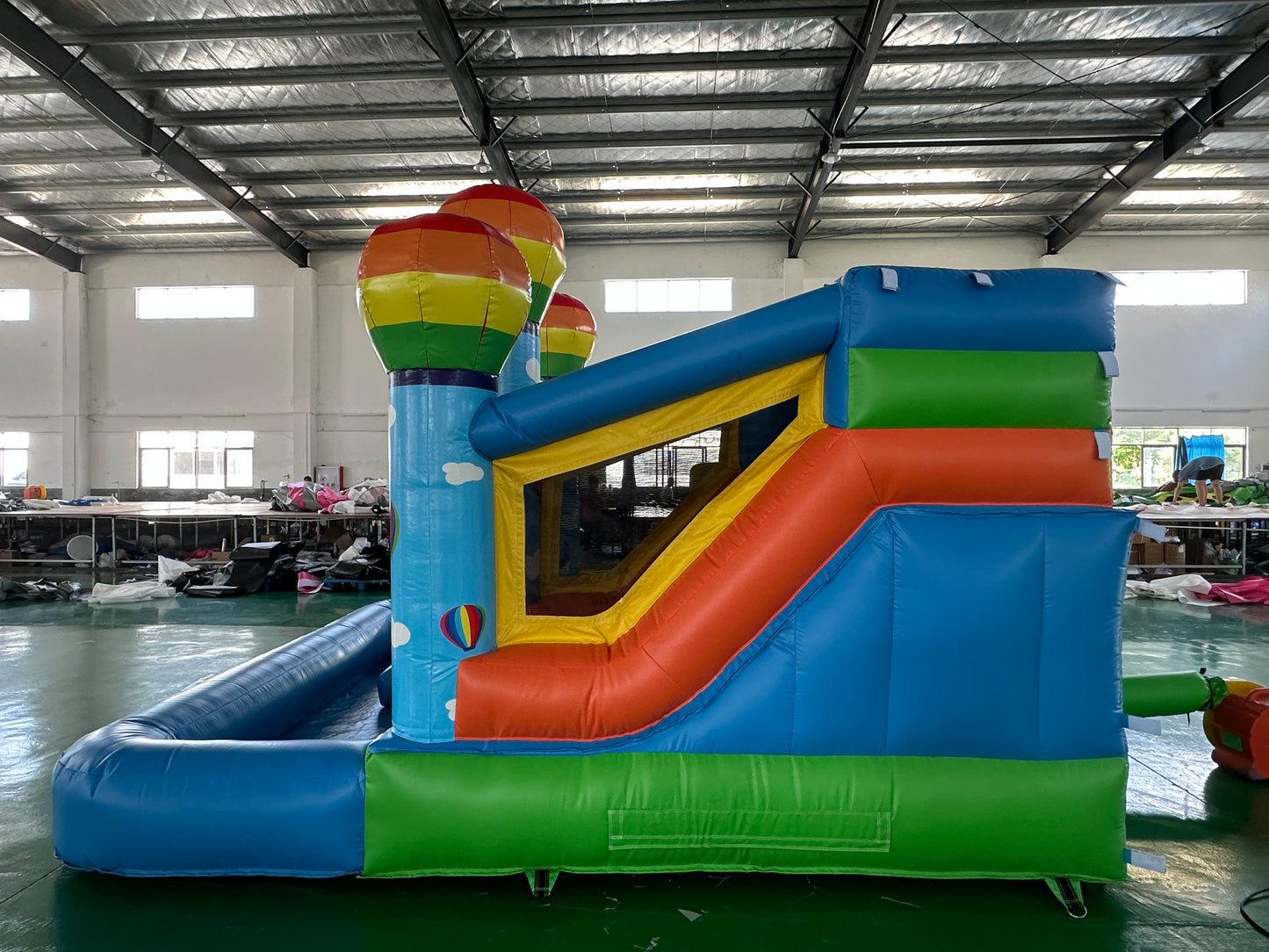 Inflatable Rainbow Combo Bouncer