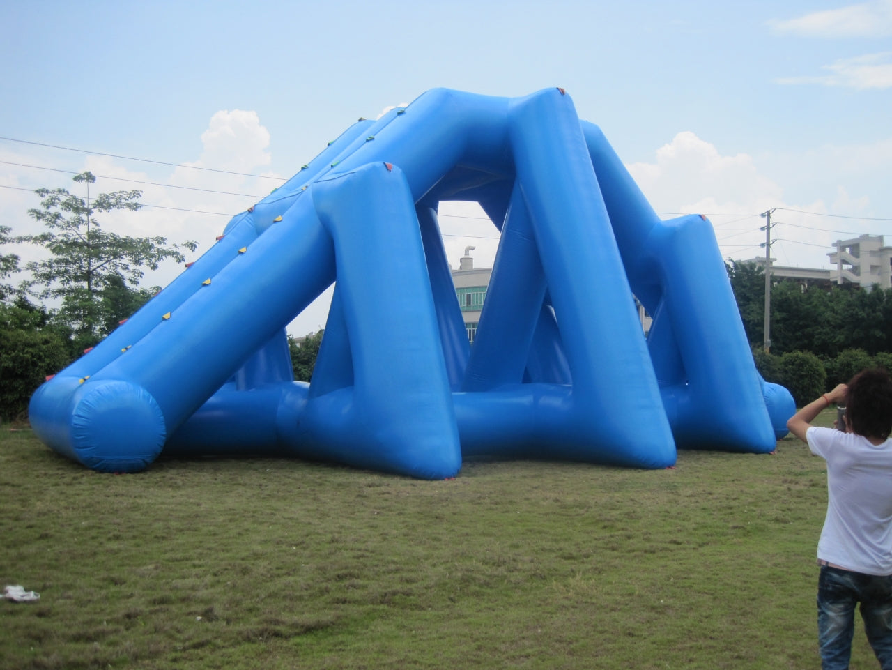 Tobogán Inflable Acuático Gigante Temático Hippo