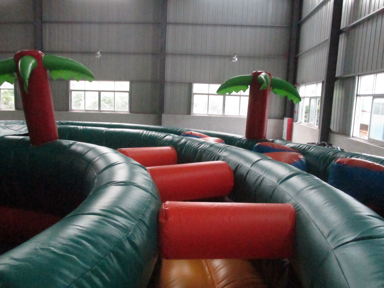 Inflatable Jurassic Quest Theme Park Funcity