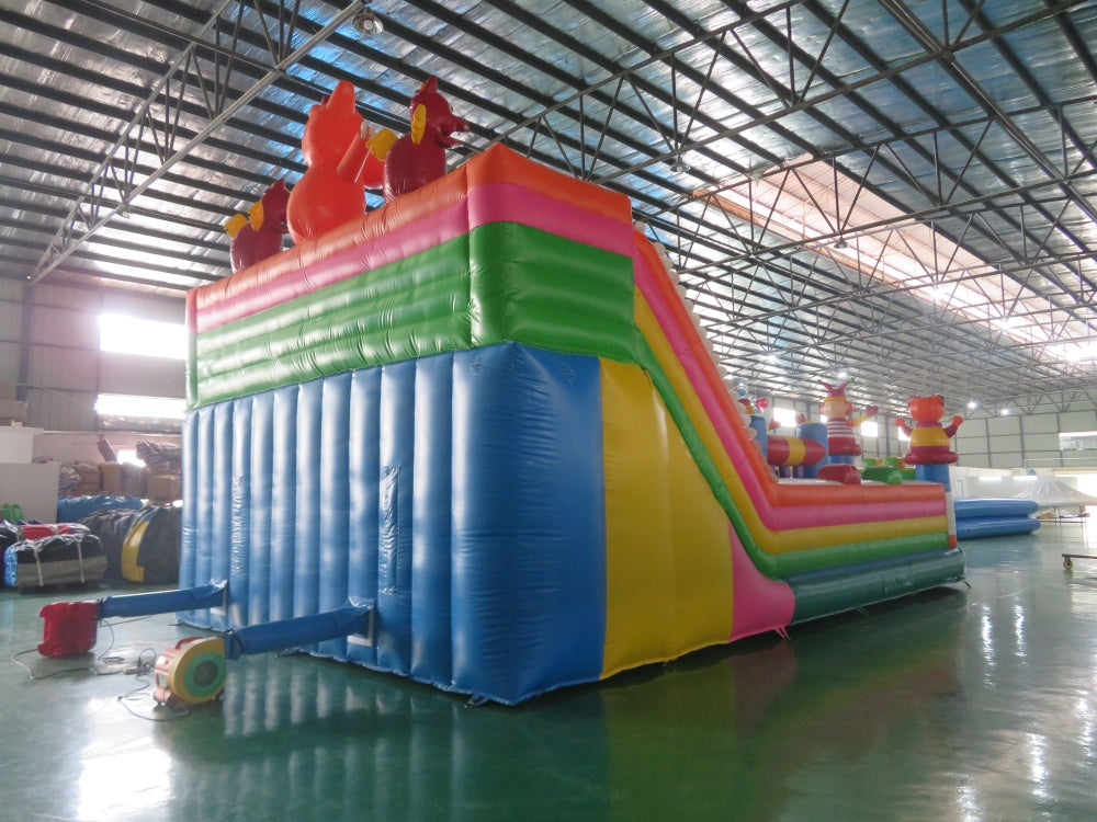 Inflatable Bear Slide Playground