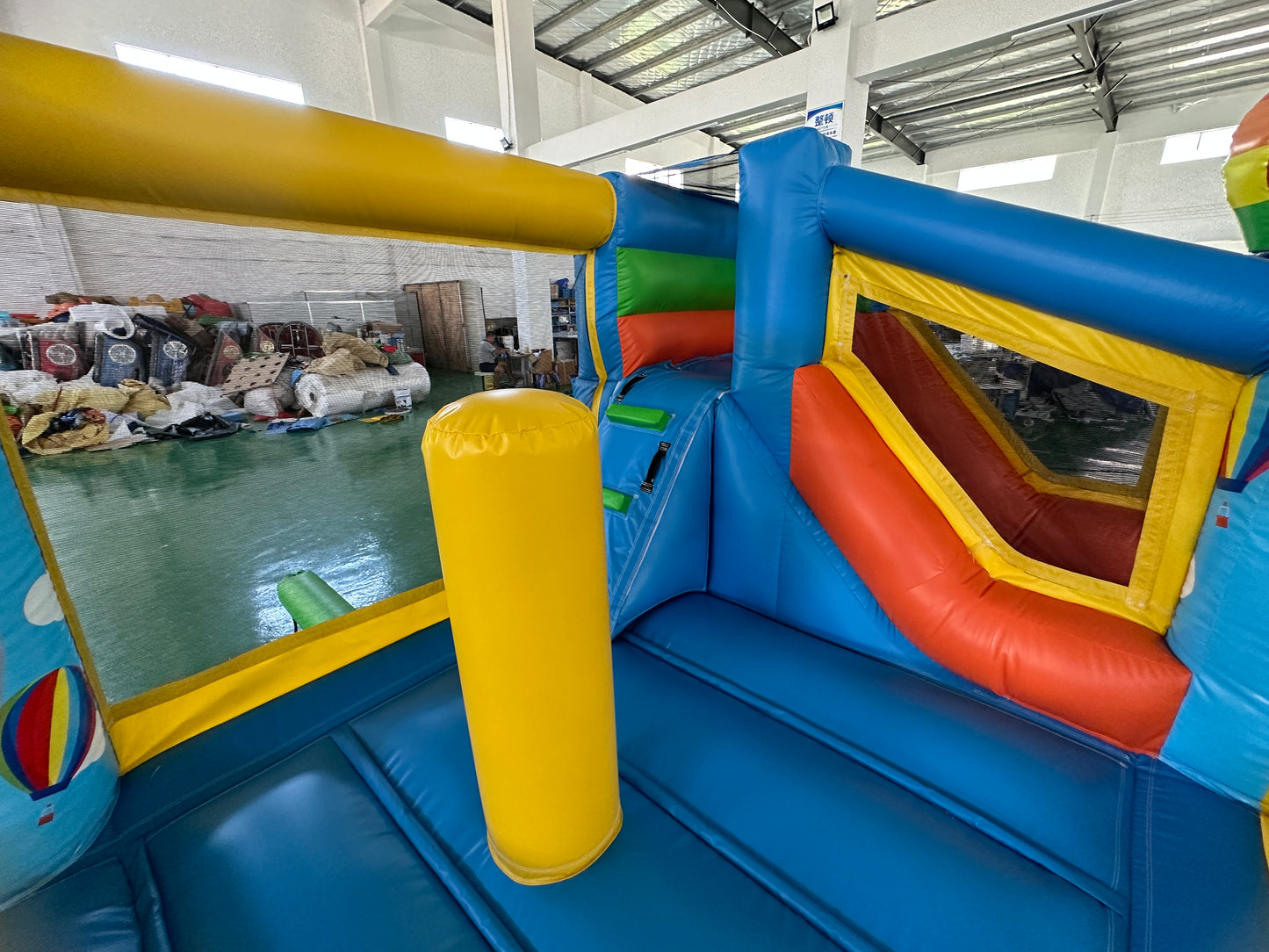 Inflatable Rainbow Combo Bouncer