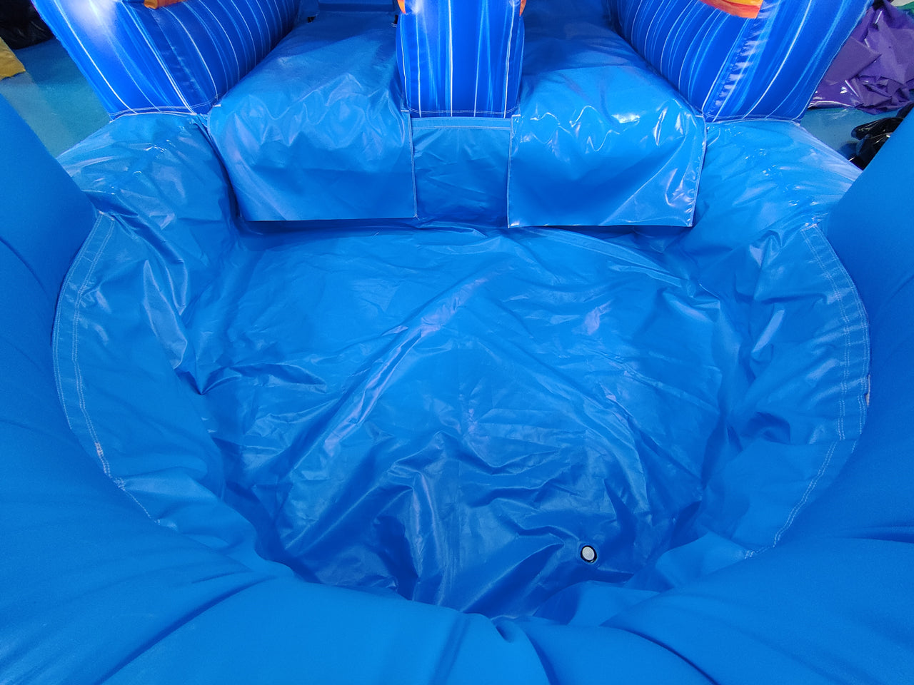 Inflatable Waveline Splash Water Slide