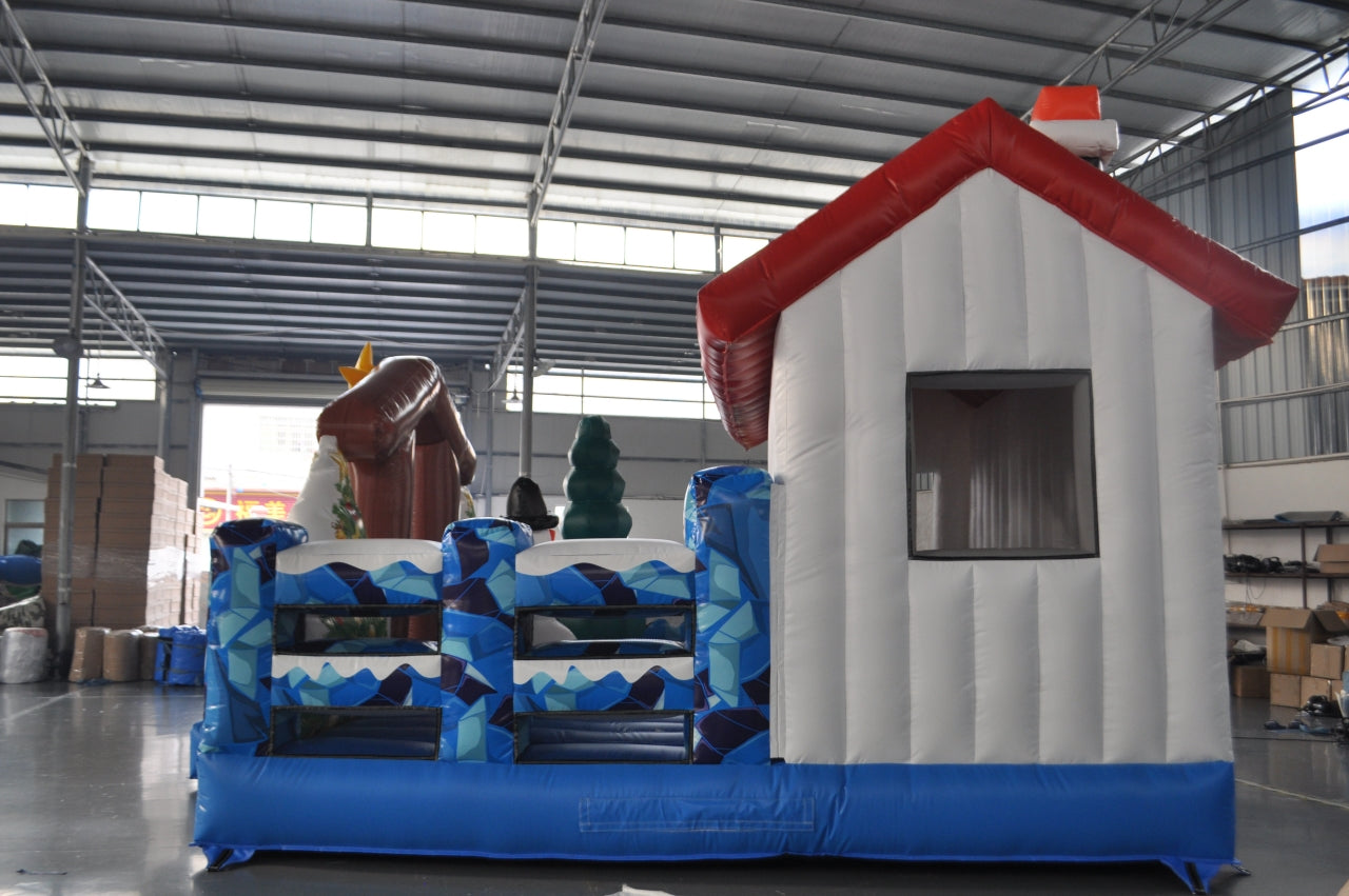 Castillo Inflable Temático Navidad