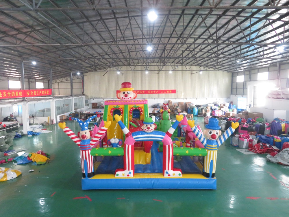 Inflatable Clown Funcity Slides