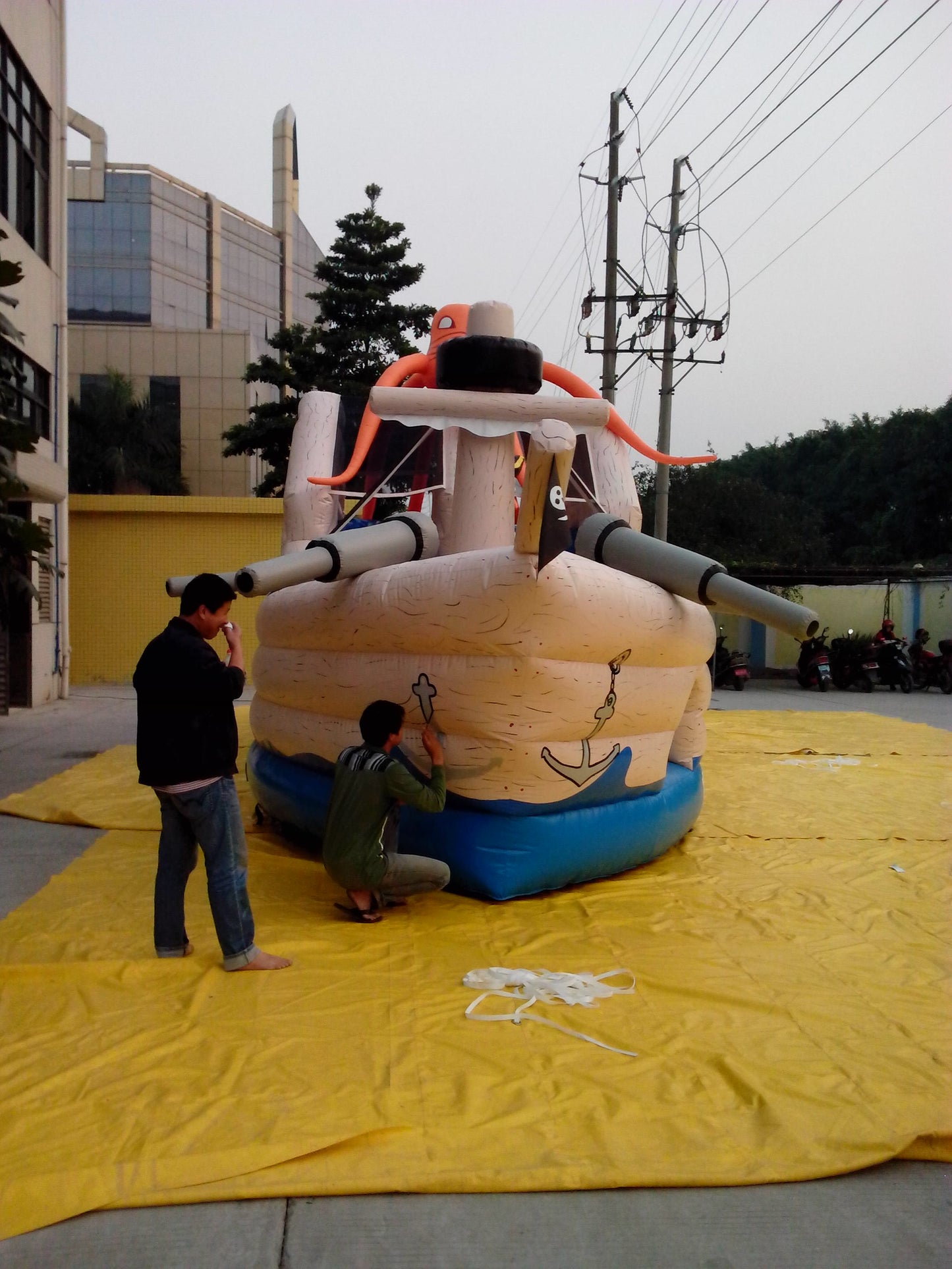 Inflatable Pirate Boat Bouncers