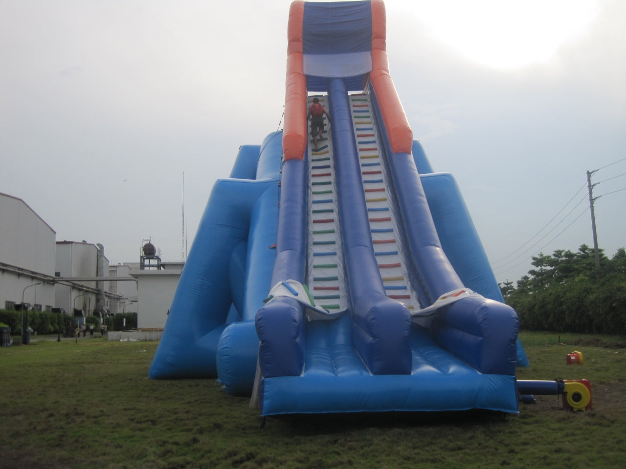 Tobogán Inflable Acuático Gigante Temático Hippo